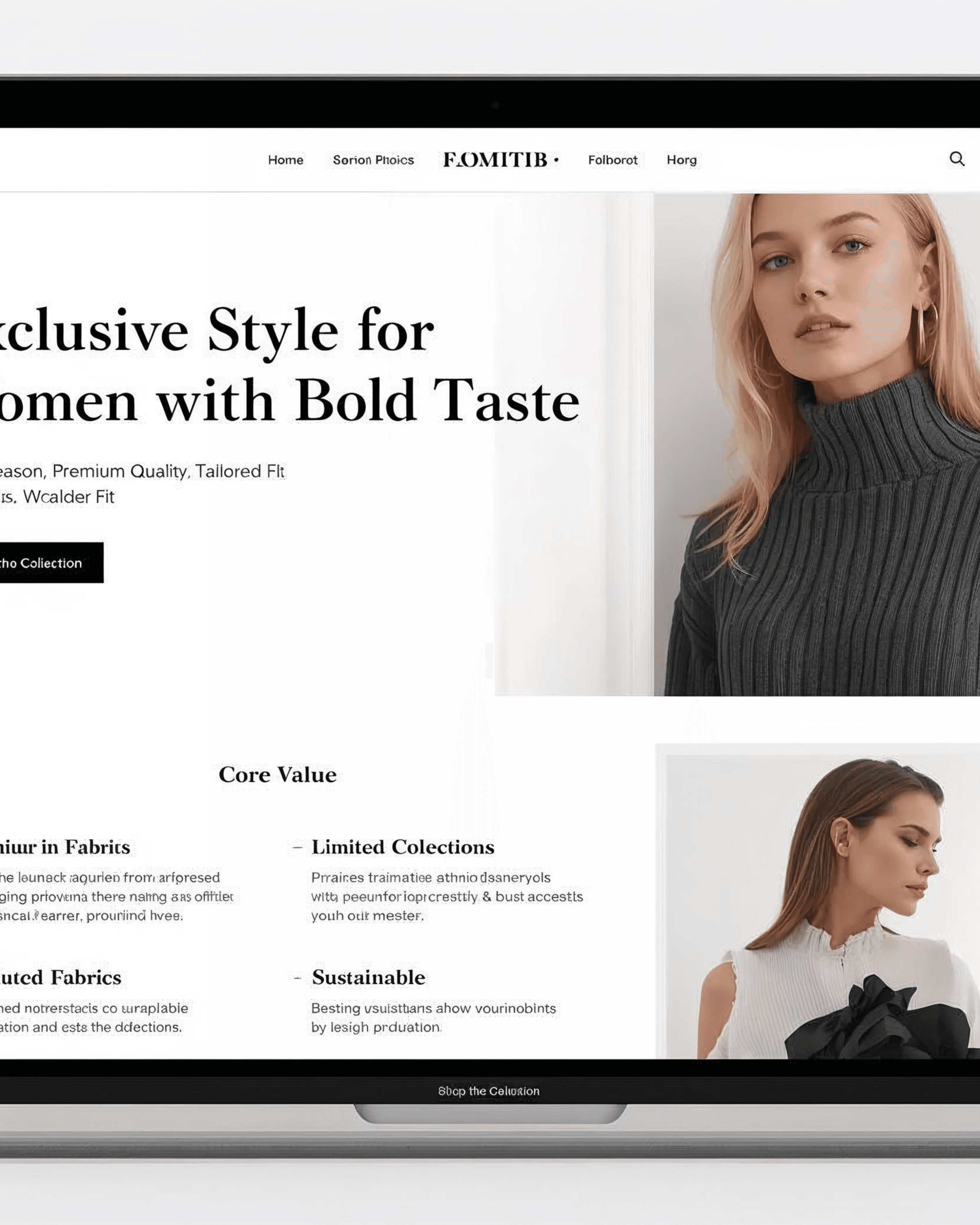 Custom website and e-commerce build