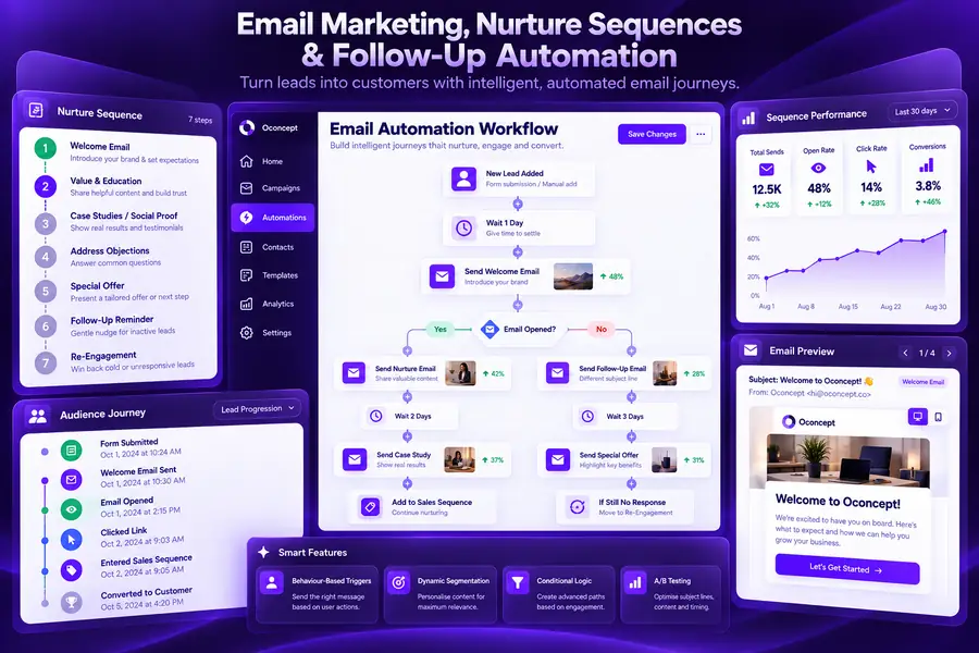 Email automation flow
